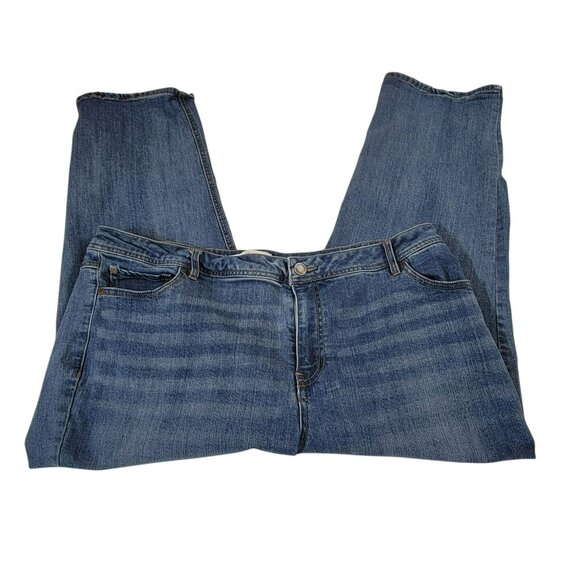 Est 1948 Denim Jeans, Women 16 Curvy, Blue Denim, Straight Leg, Cotton Blend,GUC - Picture 1 of 12